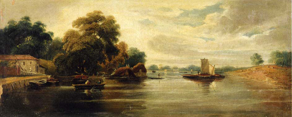 view of the thames looking towards battersea 